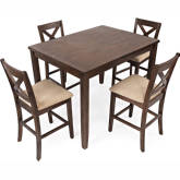 Walnut Creek 5 Piece Counter Height Dining Set